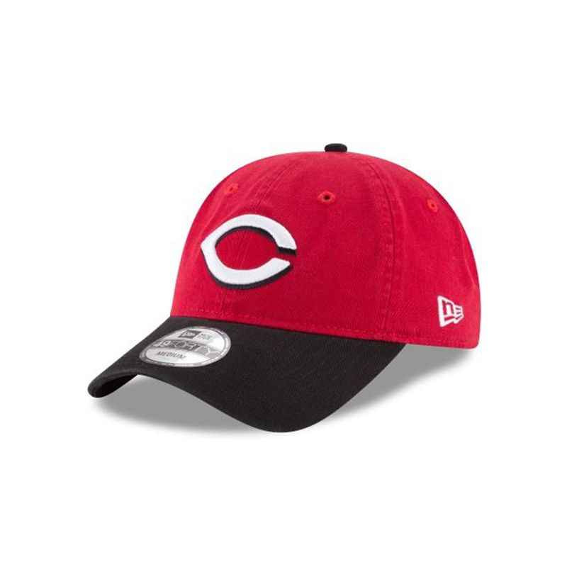 MLB Cincinnati Reds Core Fit Road 49Forty Fitted (QIN7528) - Red New Era Caps